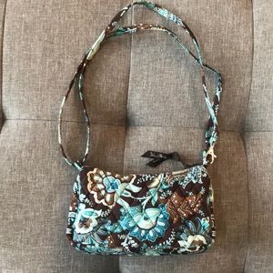 Vera Bradley vintage Java small crossbody bag